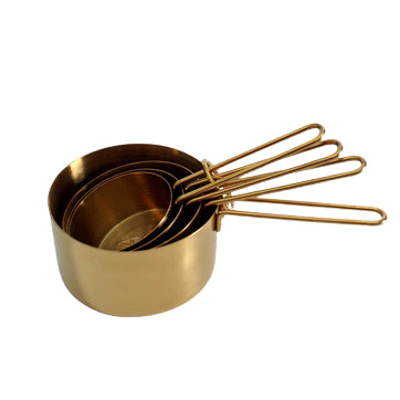4pcs Gold Stainless Steel Spoon 四件套金色不銹鋼湯匙