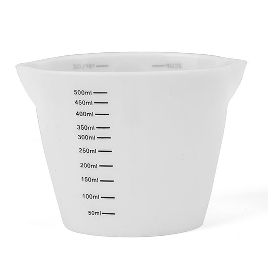 250ml/500ml Scaled Silicon Measuring Cup 矽膠量杯
