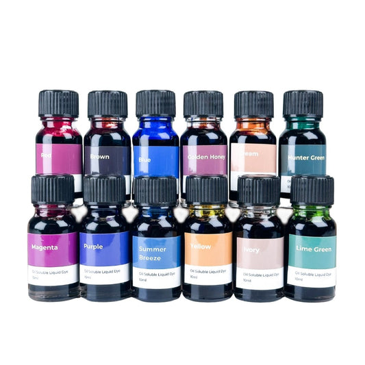 Liquid Dye (Oil Soluble) 10ml 油性液體顏料 單色/套裝