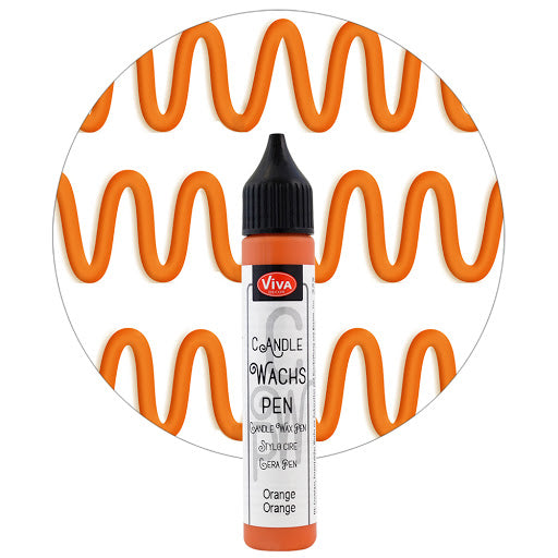 Candle Wax Pen 裝飾蠟燭筆 28ml - Orange 橙