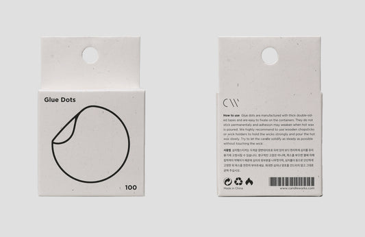 CW - Glue Dots for Wick (Roll) 蠟芯貼紙