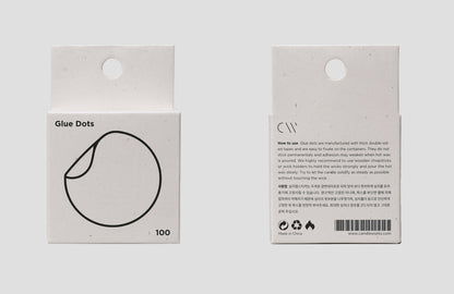 CW - Glue Dots for Wick (Roll) 蠟芯貼紙