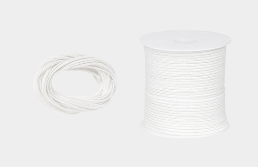 CW - White Cotton Wick No. 3 (Uncoated Wick) 白棉蠟芯 3號(無塗層蠟芯)