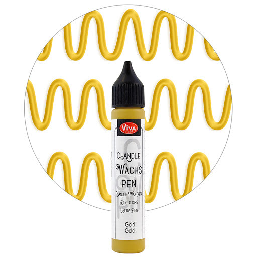 Candle Wax Pen 裝飾蠟燭筆 28ml - Gold 金