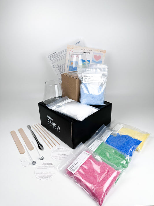 Sand Art Candle DIY Kit 沙畫蠟燭材料包 Set SAC-09