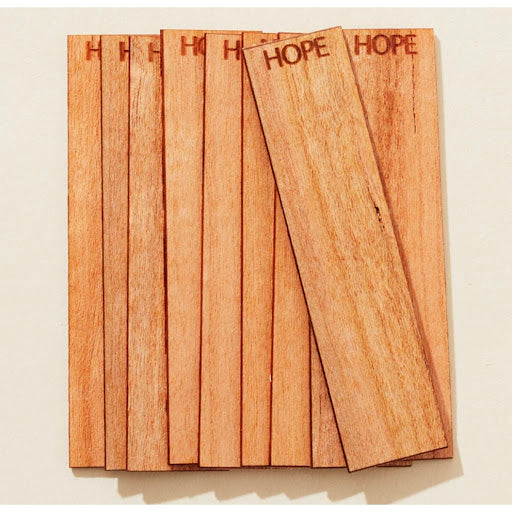 Wooden Wick Word Wick 木質芯文字木芯 HOPE - USA 8cm