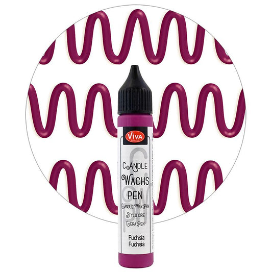 Candle Wax Pen 裝飾蠟燭筆 28ml - Fuchsia 紫紅