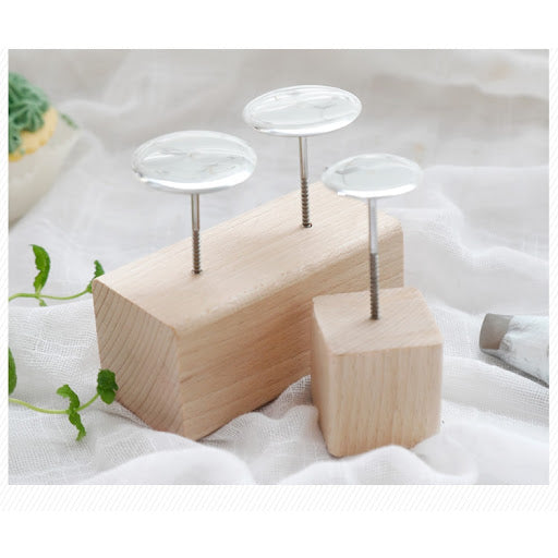 Flower Nail Wood Base  裱花釘木底座 (2洞)