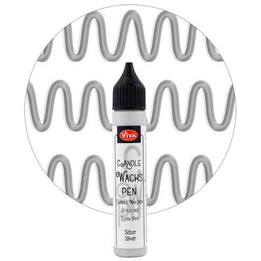 Candle Wax Pen 裝飾蠟燭筆 28ml - Silver 銀