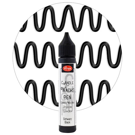 Candle Wax Pen 裝飾蠟燭筆 28ml - Black 黑