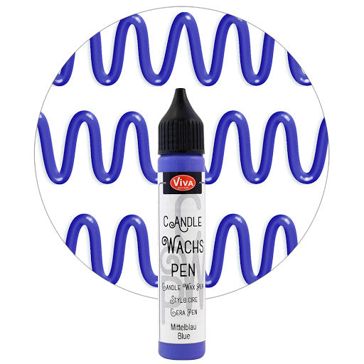 Candle Wax Pen 裝飾蠟燭筆 28ml - Mittelblau Blue 中藍