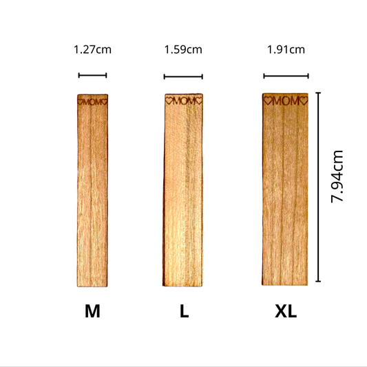 Wooden Wick Word Wick 木質芯文字木芯 MOM - USA 8cm